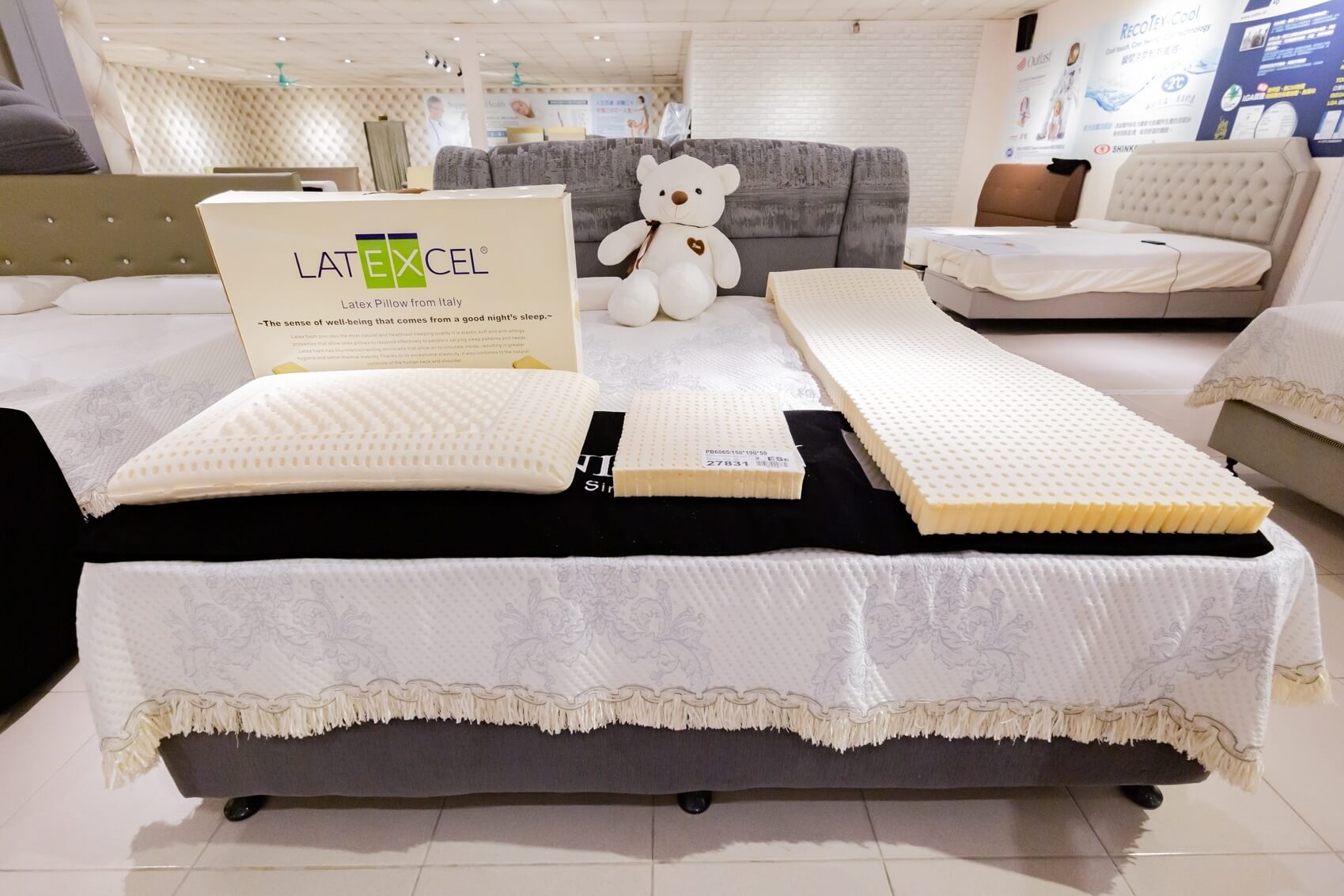 床墊超市獨立筒床墊多張可試躺